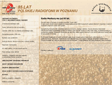 Tablet Screenshot of 85lat.radiomerkury.pl